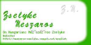 zselyke meszaros business card